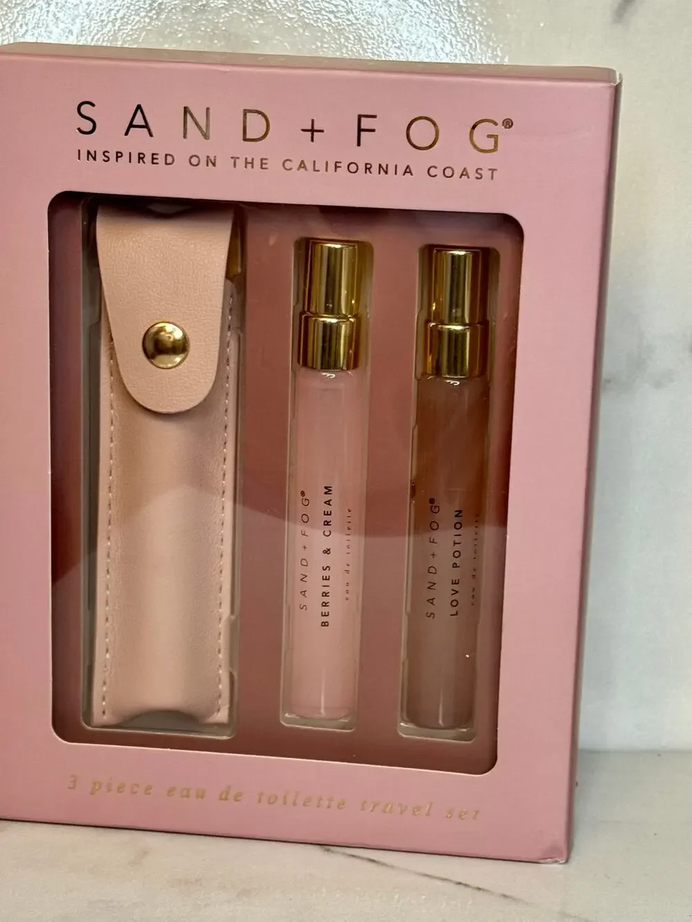 Sand + Fog EDP Oil Set - Berries and Cream & Love Potion with cute Carrying case